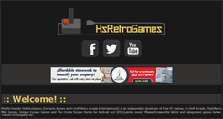 Desktop Screenshot of hsretrogames.com